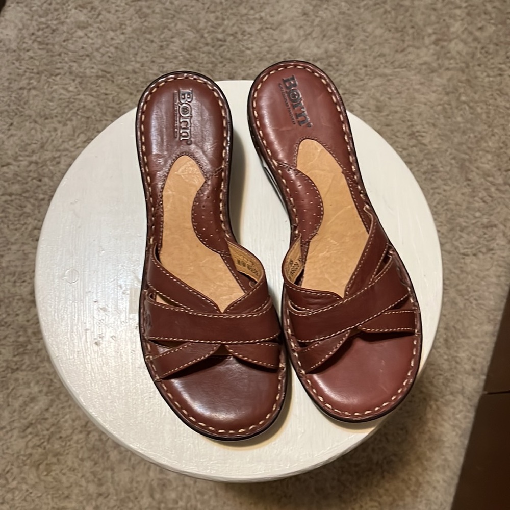 BORN slip on sandal